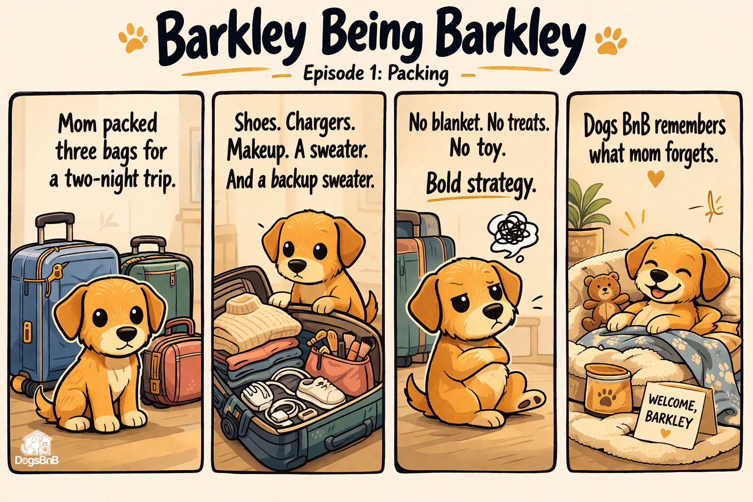 Barkley Being Barkley episode 1 comic strip