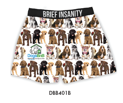 Brown Dog Collage Boxers